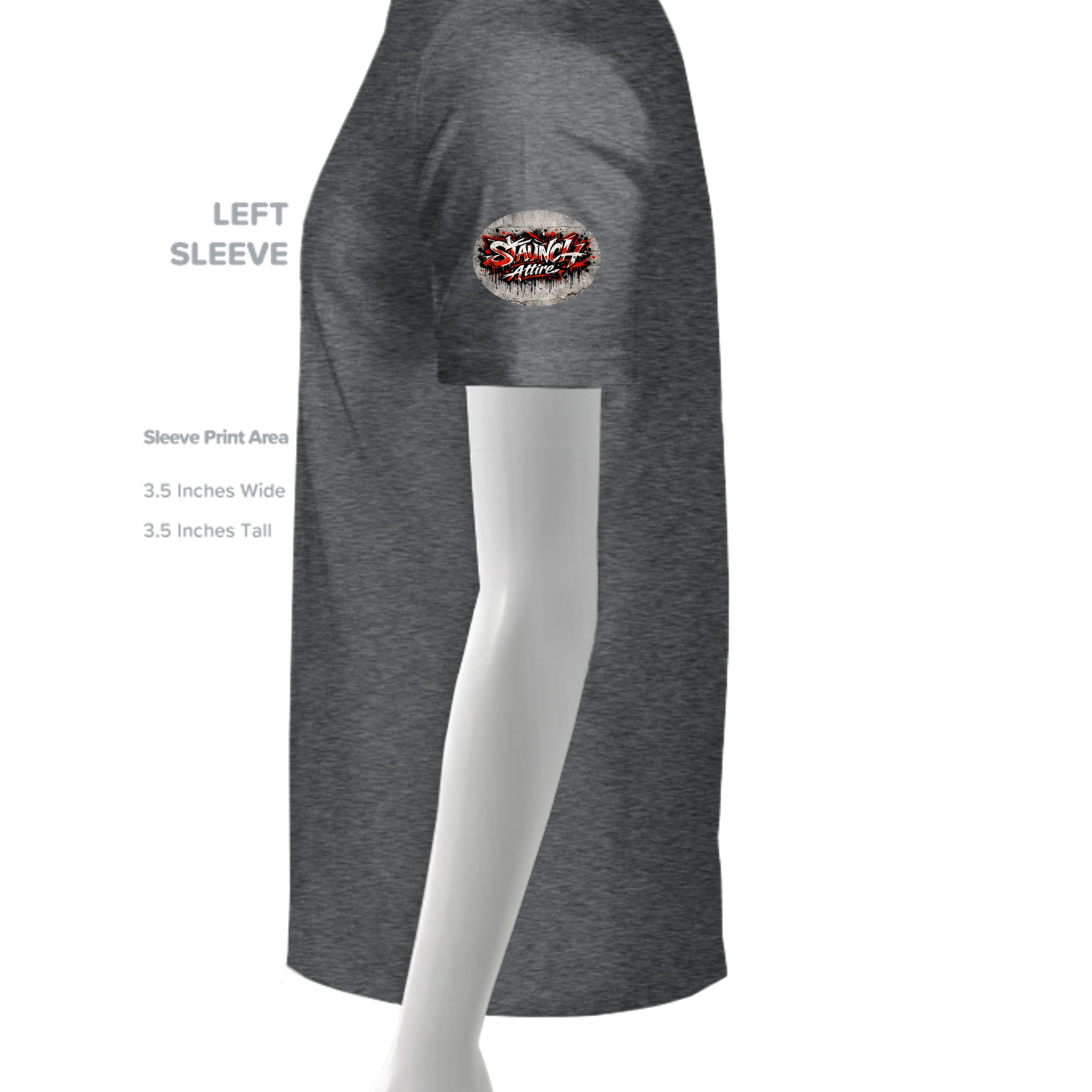 Dark Heather - G640B - SLEEVE_LEFT