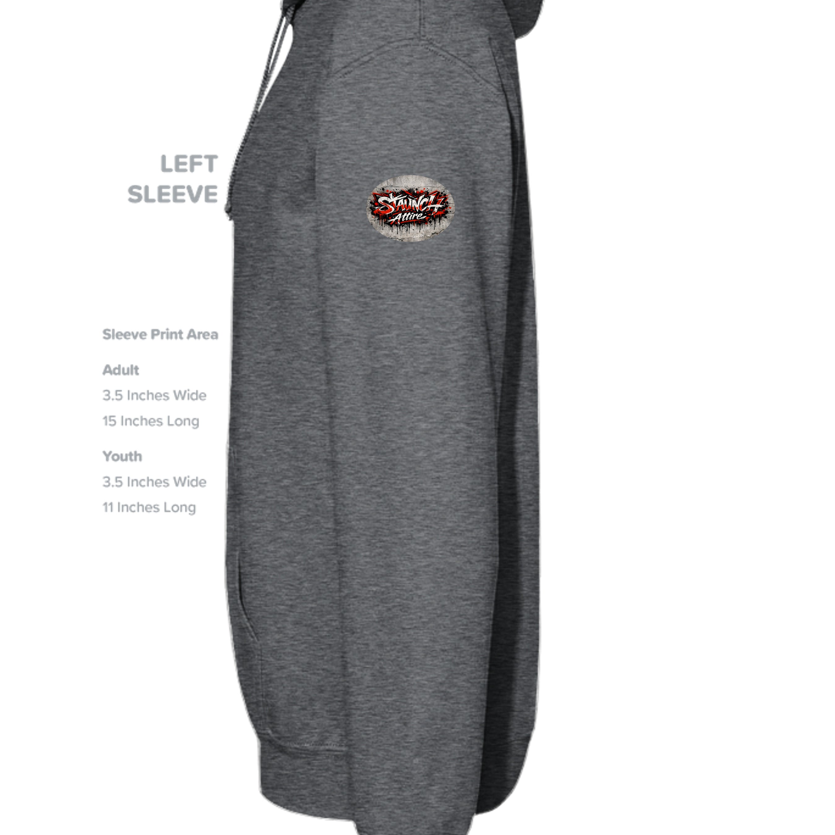 DARK HEATHER - G185B - SLEEVE_LEFT