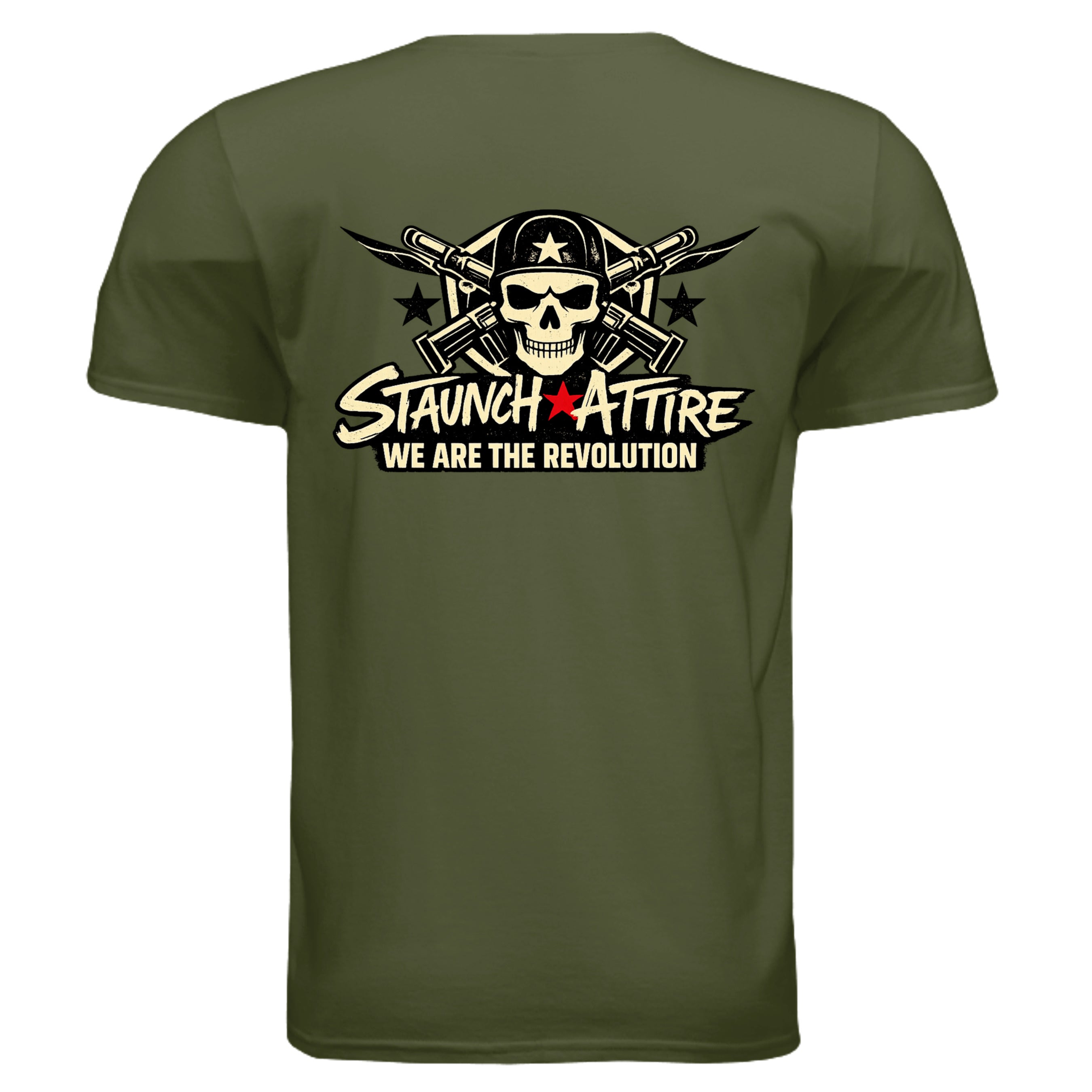 MILITARY GREEN - G640 - BACK