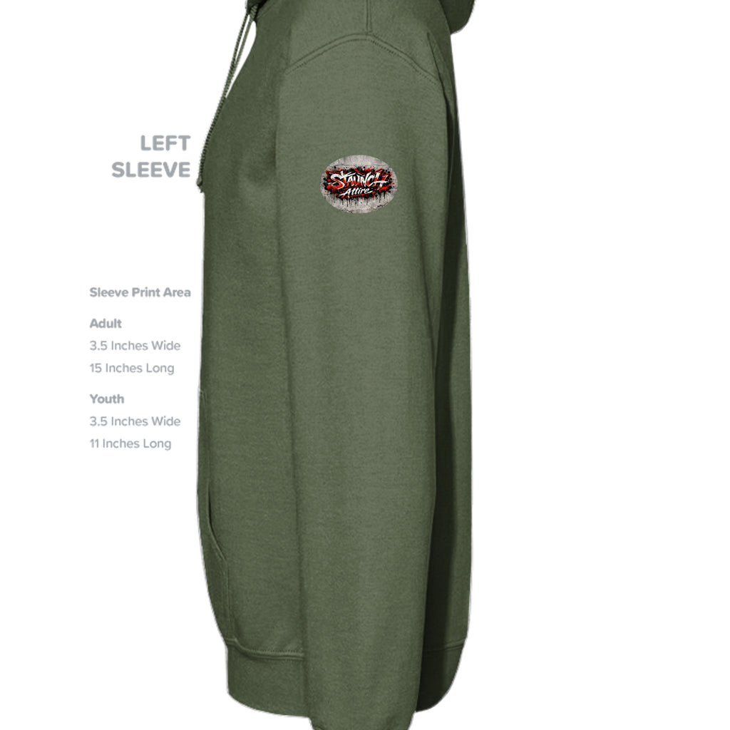 MILITARY GREEN - G185 - SLEEVE_LEFT
