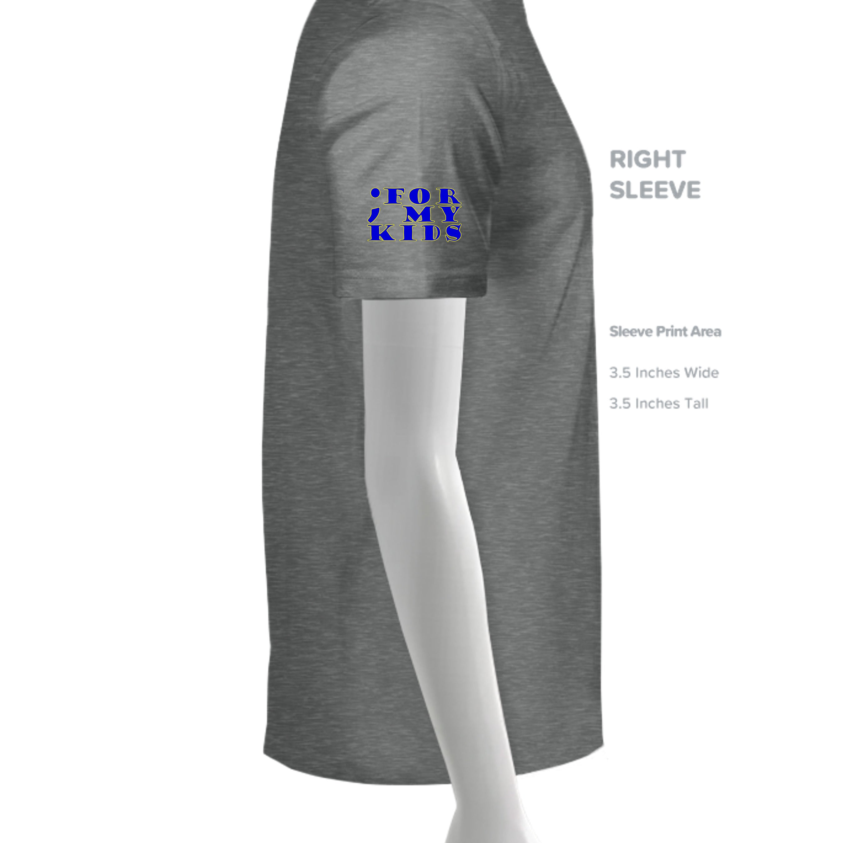 Graphite Heather - G640L - SLEEVE_RIGHT