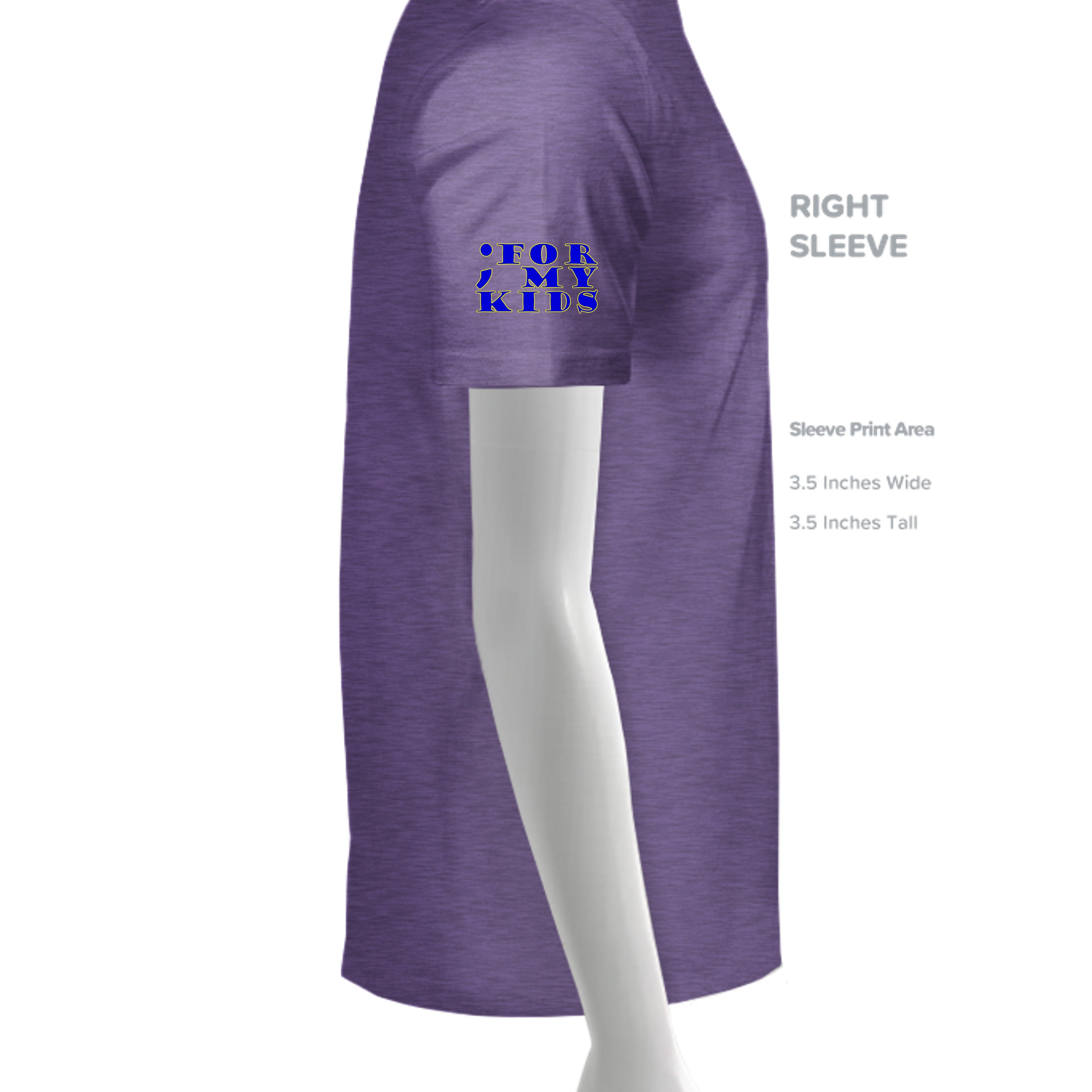 HEATHER PURPLE - G640L - SLEEVE_RIGHT