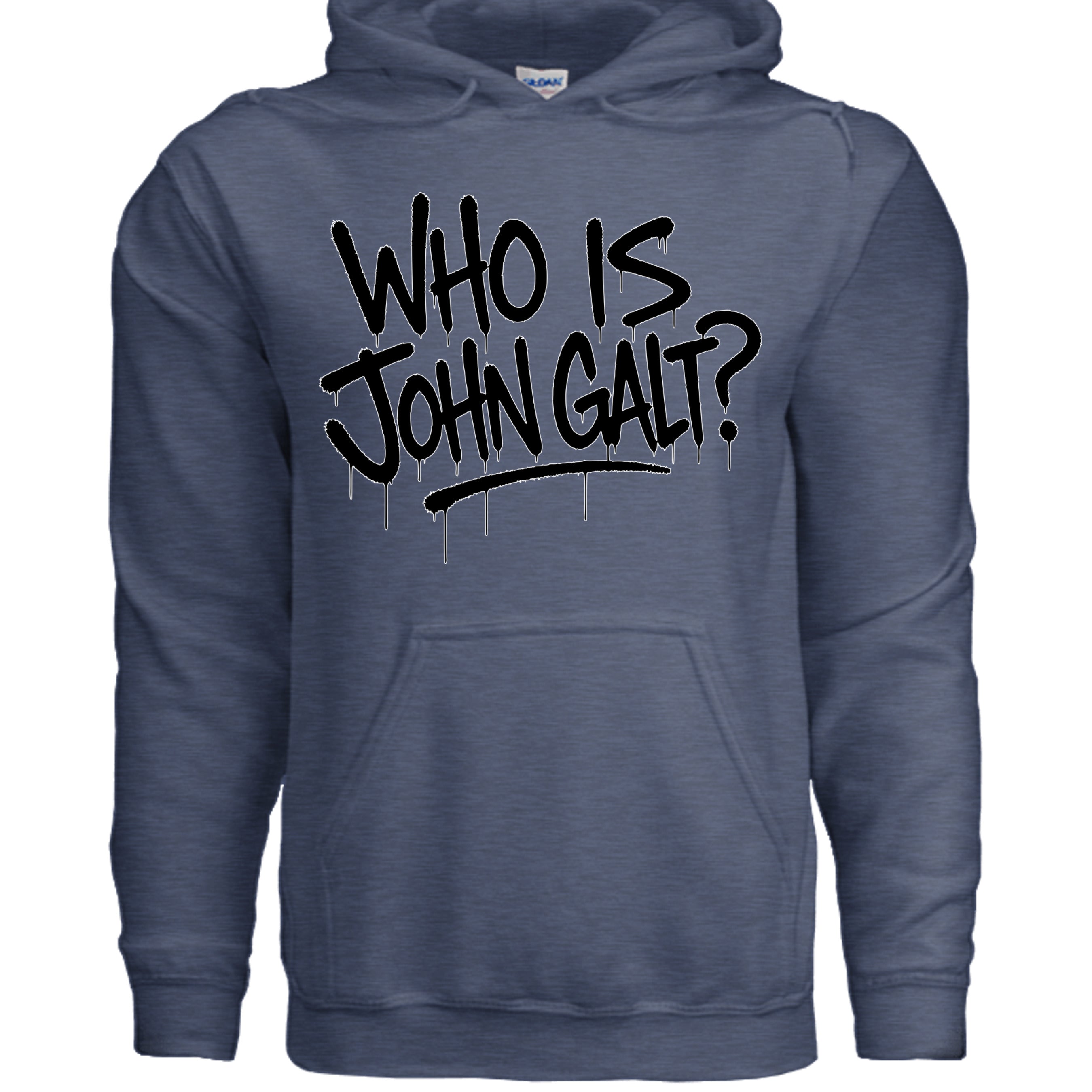 Heather Sport Dark Navy - G185 - FRONT
