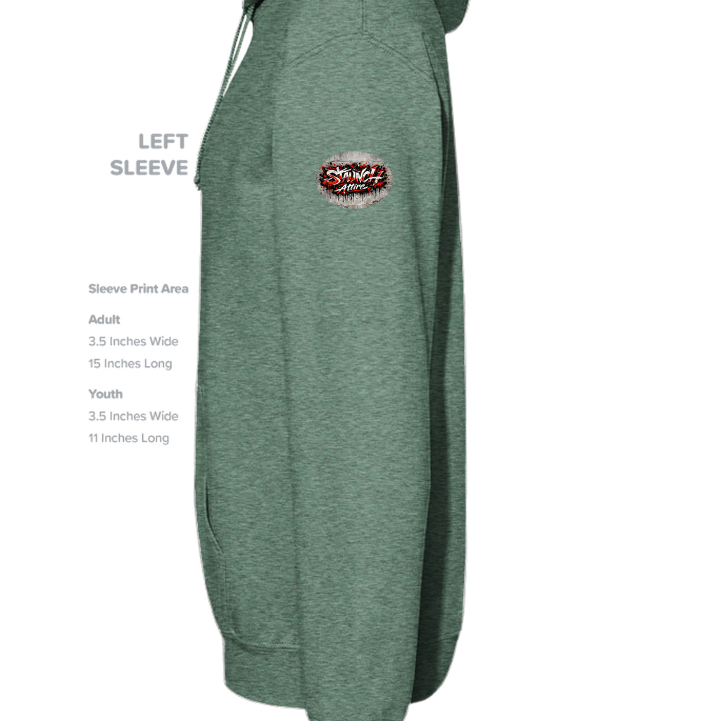 Heather Sport Dark Green - G185 - SLEEVE_LEFT