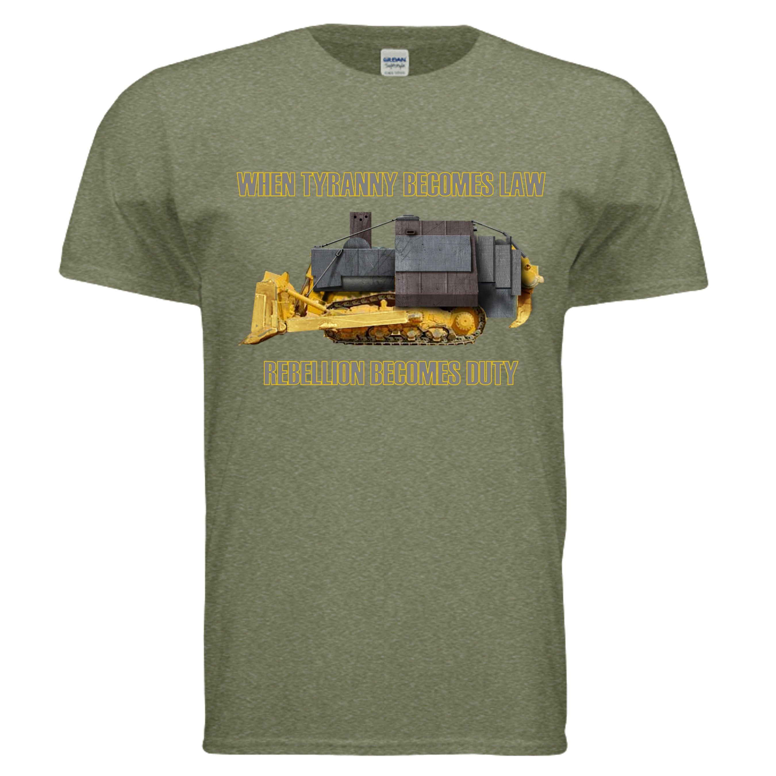 HEATHER MILITARY GREEN - G640 - FRONT