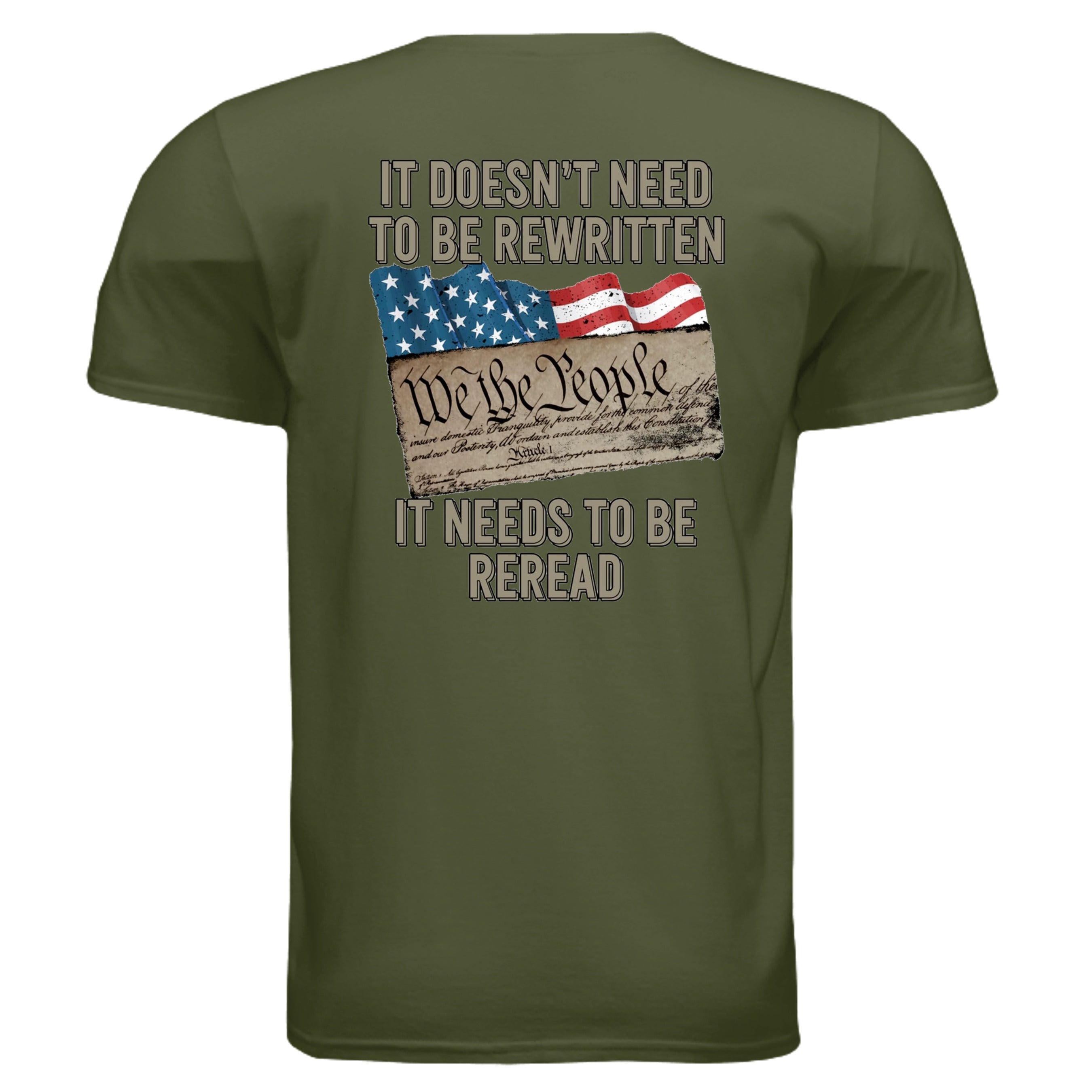 MILITARY GREEN - G640 - BACK