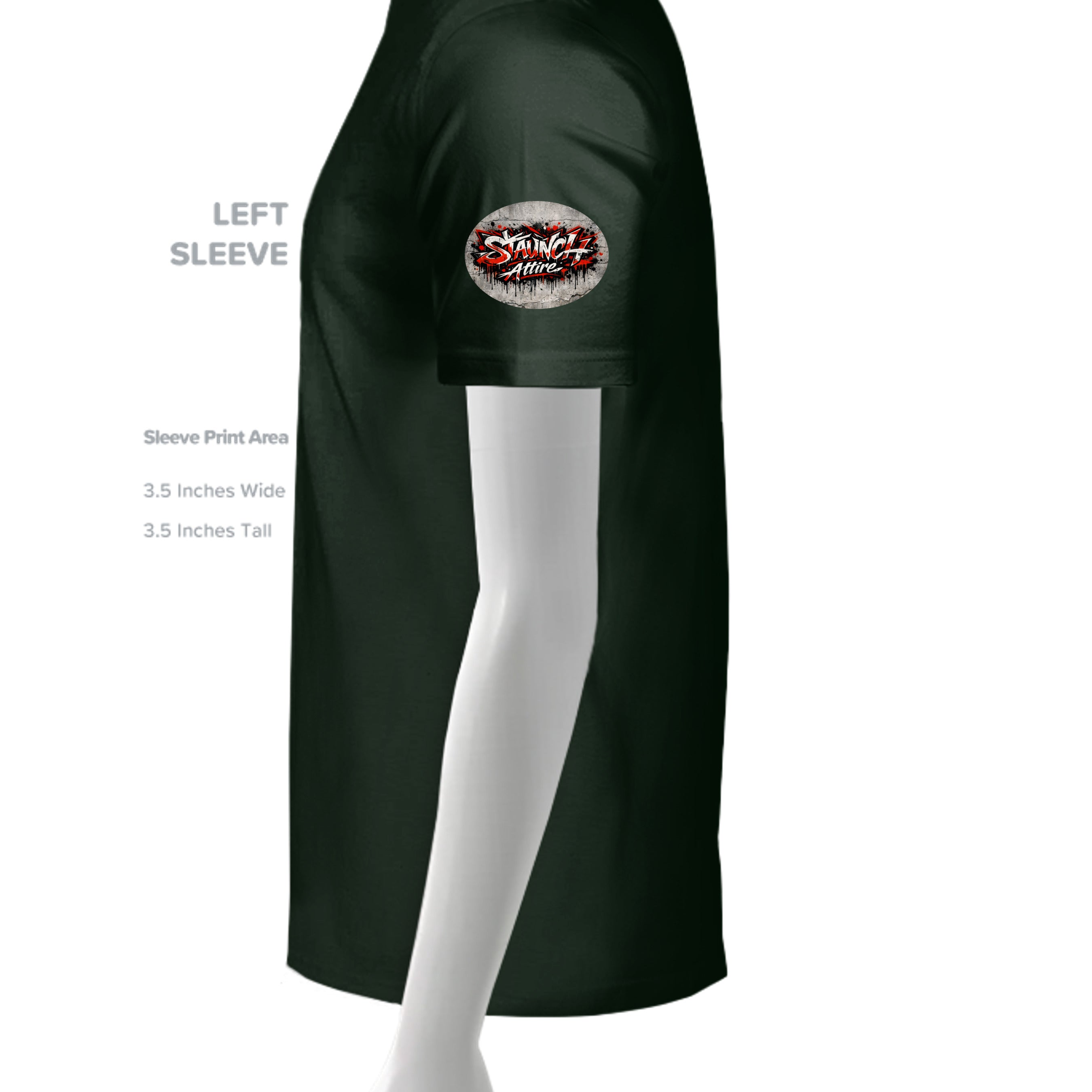 FOREST GREEN - G640 - SLEEVE_LEFT
