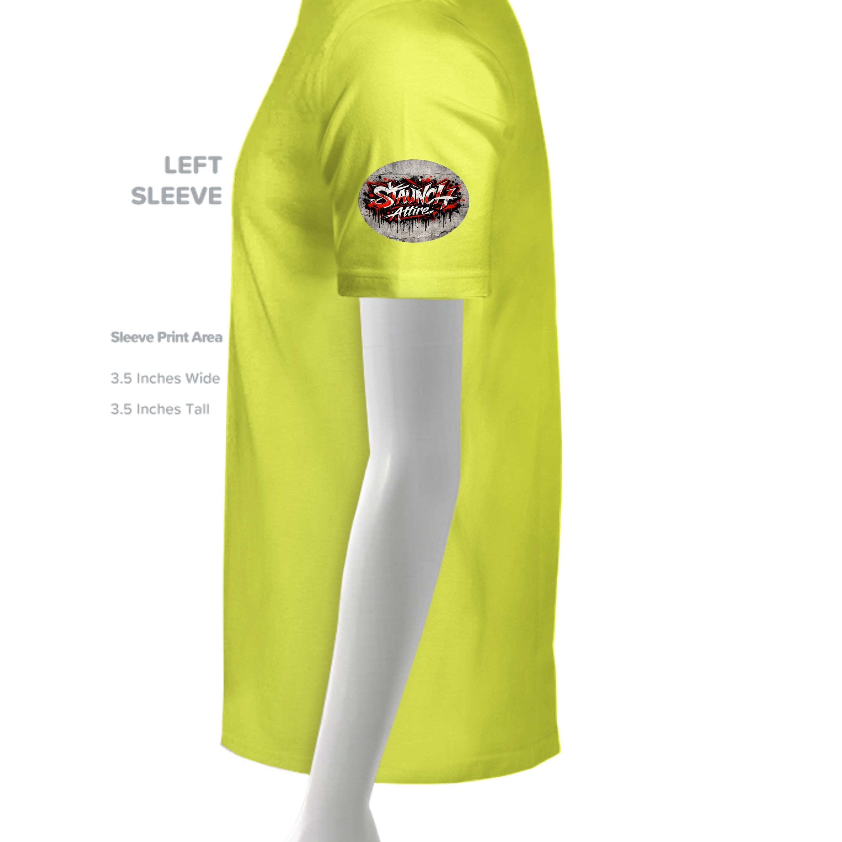 SAFETY GREEN - G500 - SLEEVE_LEFT