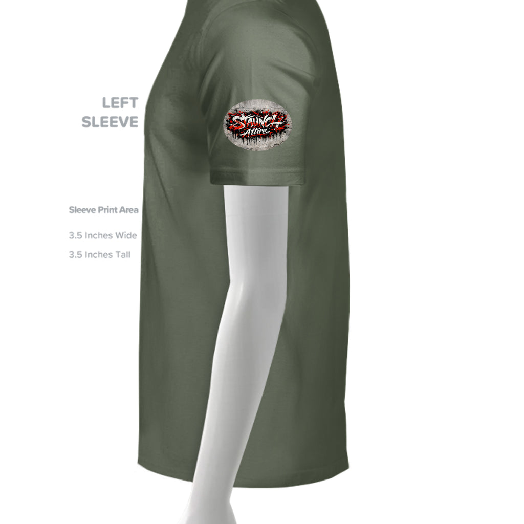 MILITARY GREEN - G200 - SLEEVE_LEFT