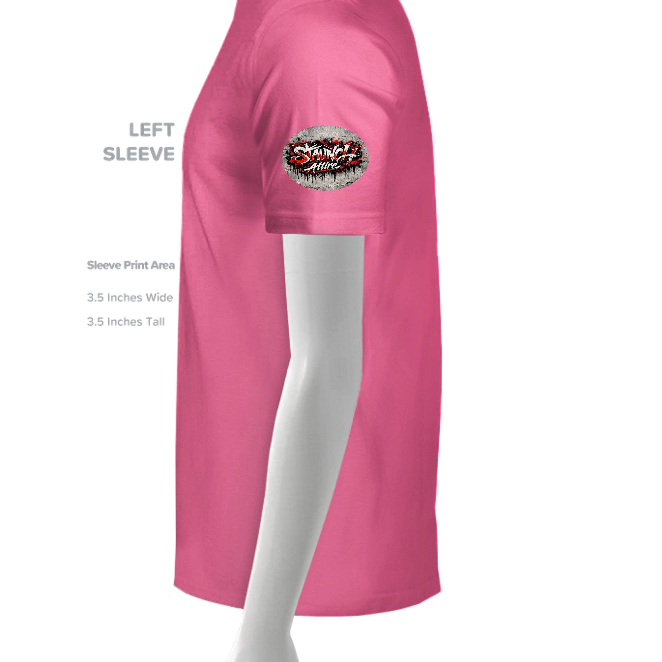SAFETY PINK - G200 - SLEEVE_LEFT