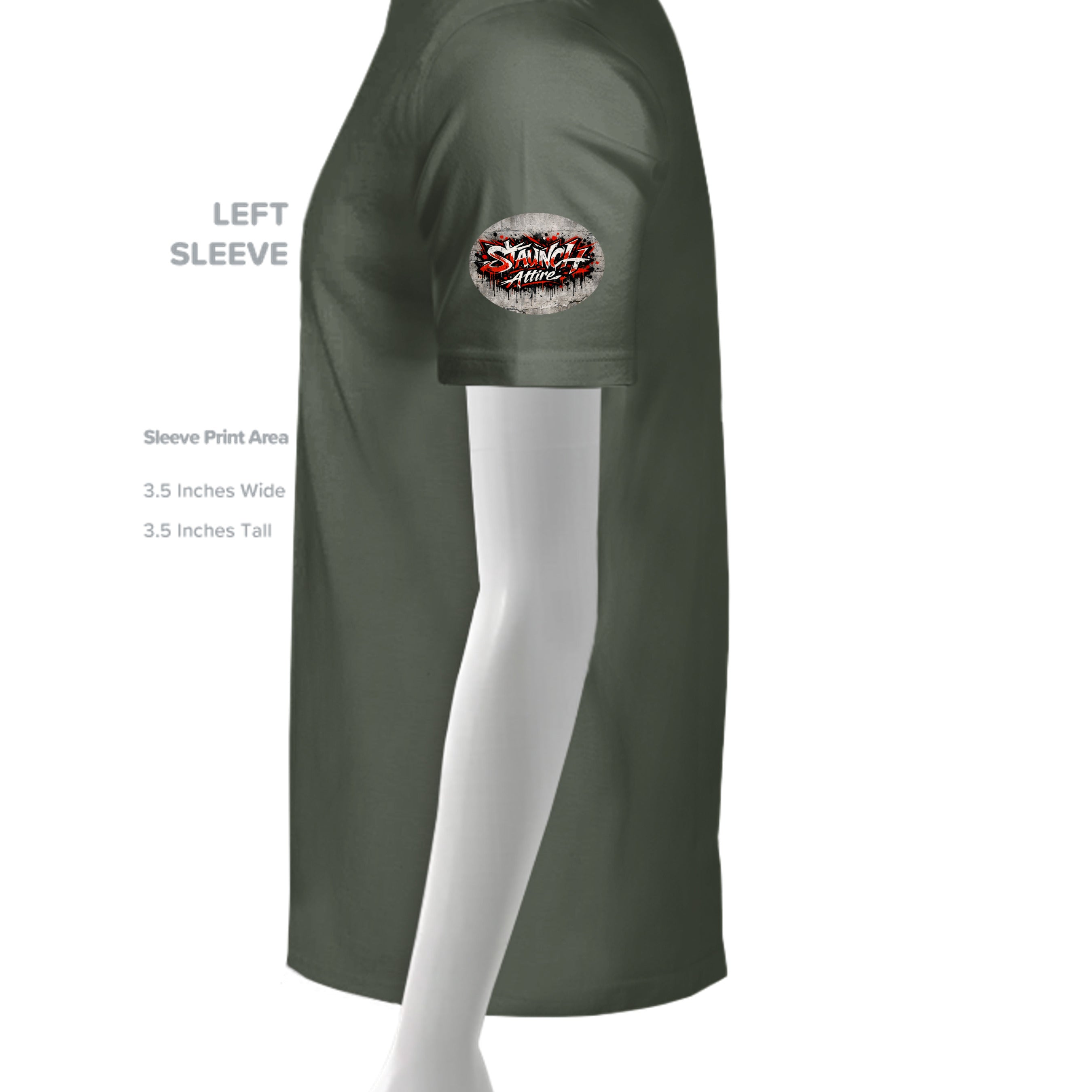 Military Green - G640B - SLEEVE_LEFT