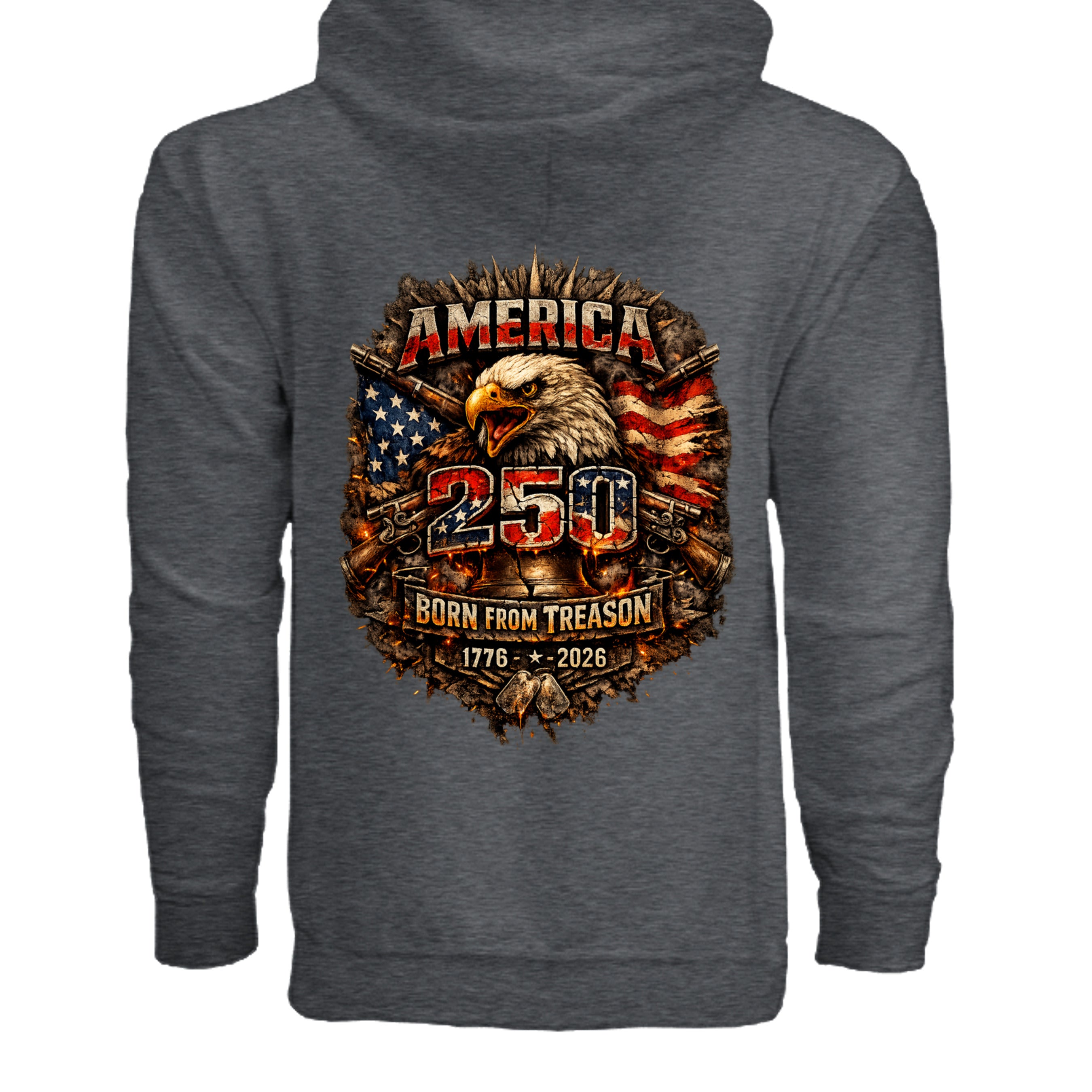 DARK HEATHER - G186 - BACK