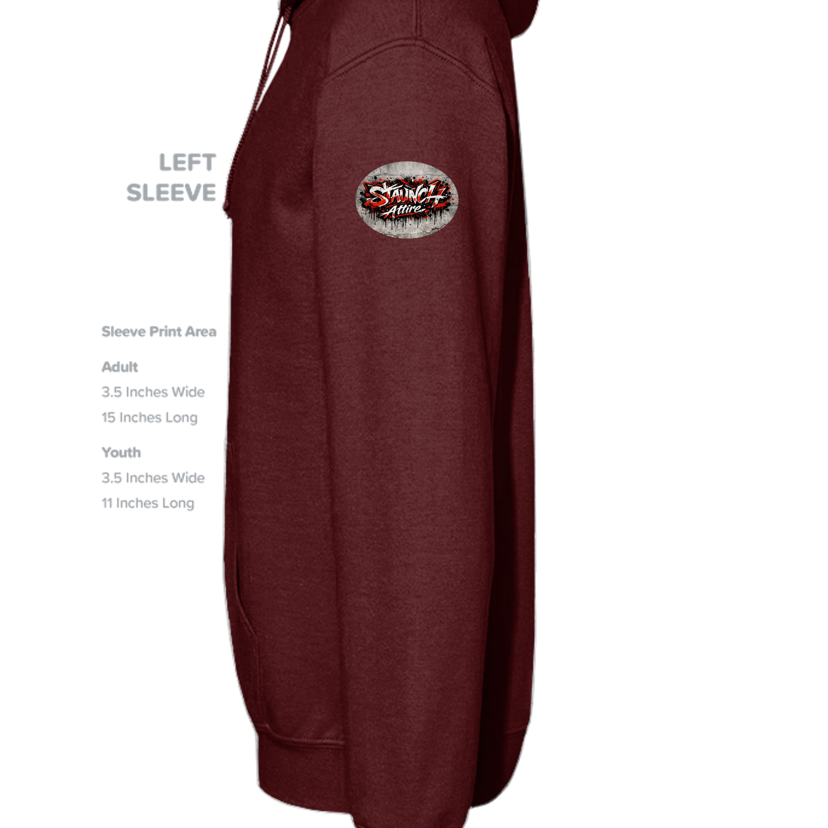 MAROON - G186 - SLEEVE_LEFT