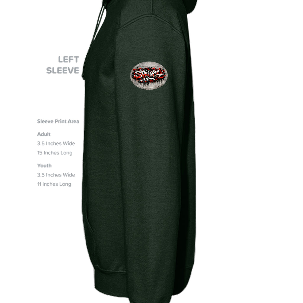 FOREST GREEN - G185B - SLEEVE_LEFT