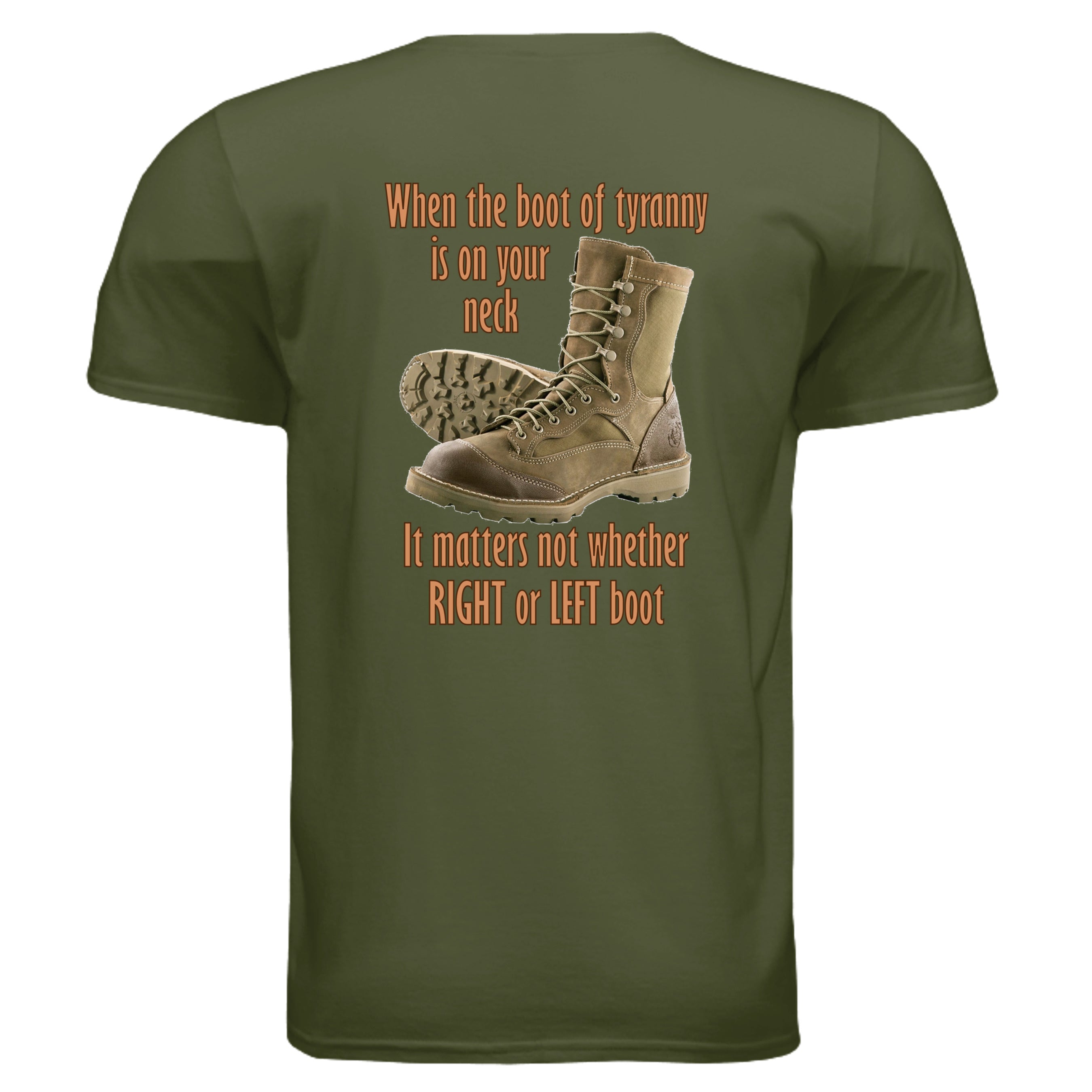MILITARY GREEN - G640 - BACK