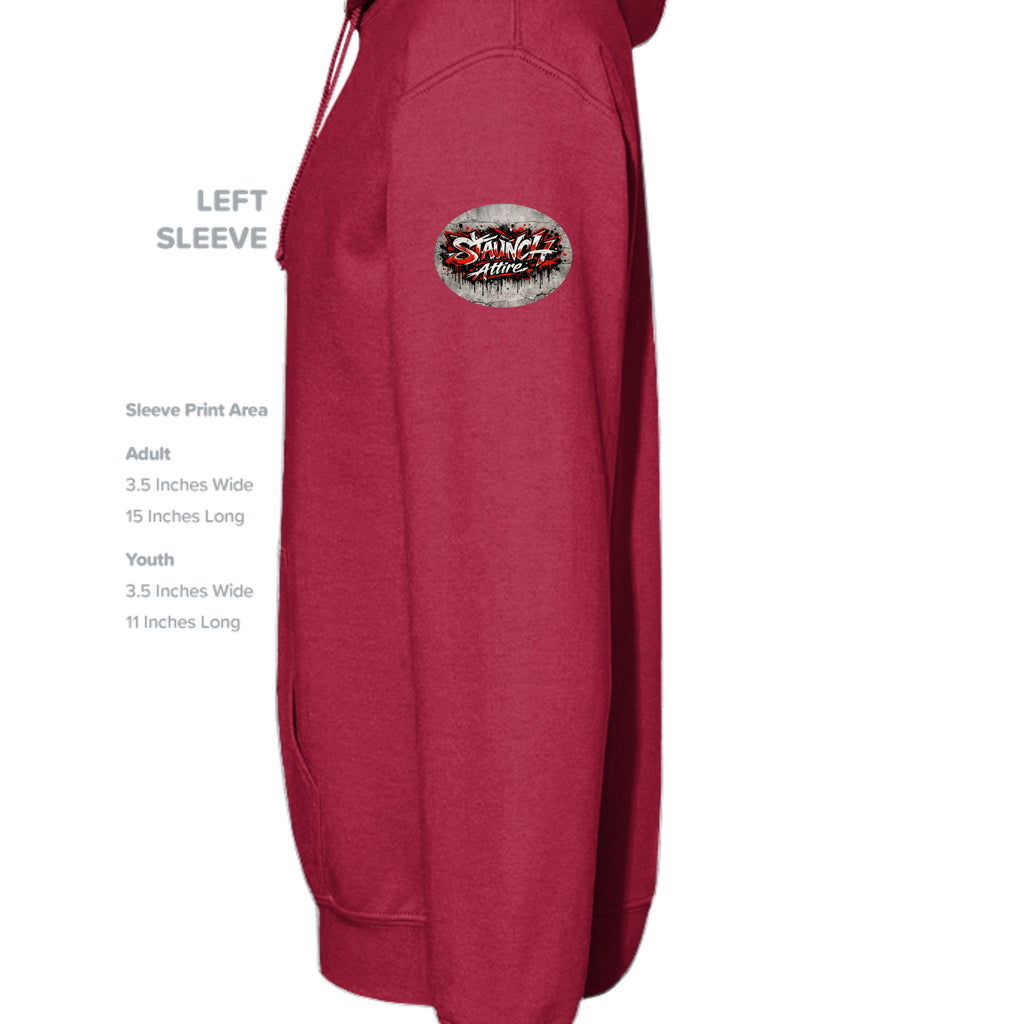 CHERRY RED - G185 - SLEEVE_LEFT