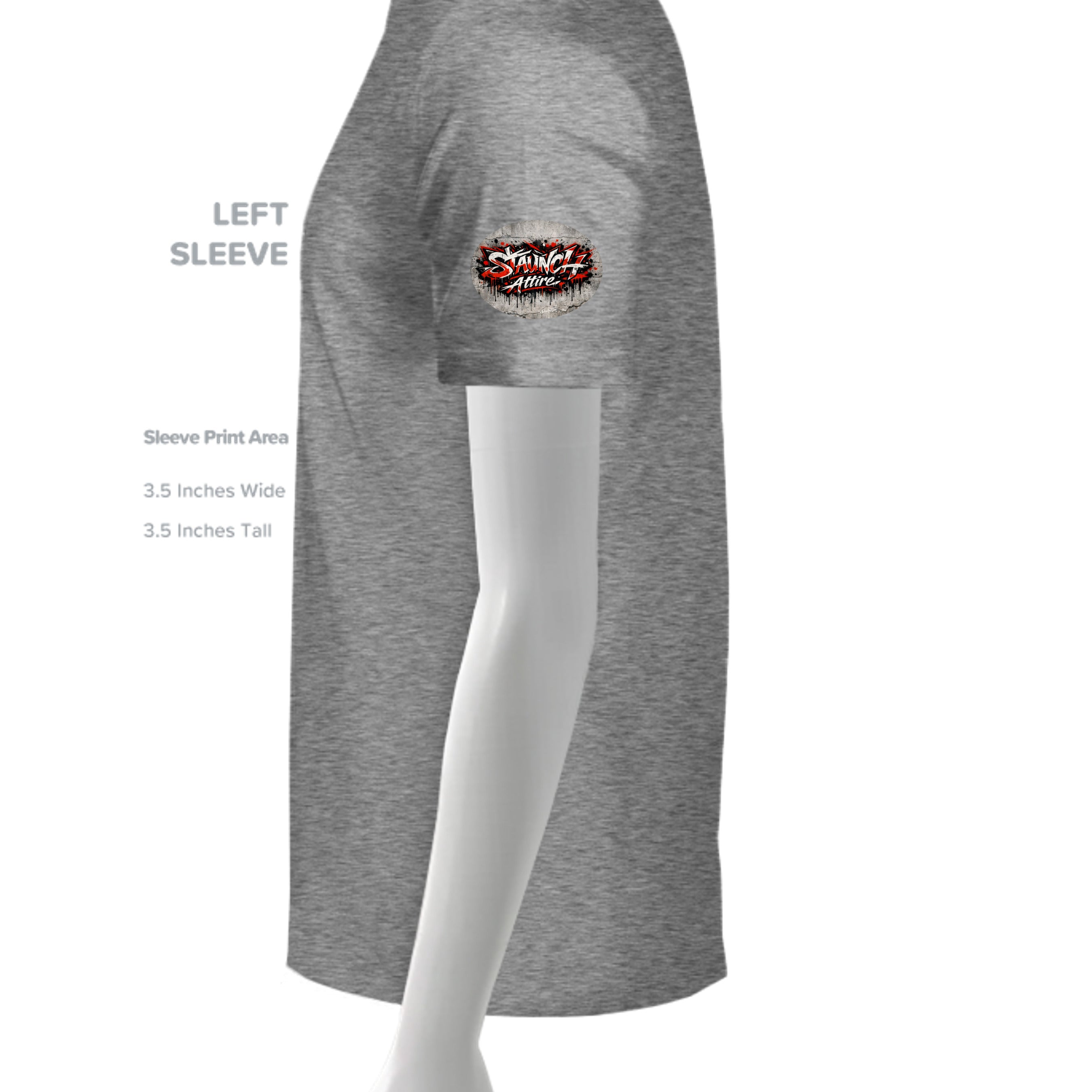 GRAPHITE HEATHER - G640 - SLEEVE_LEFT